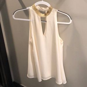 June & Hudson Cream Top